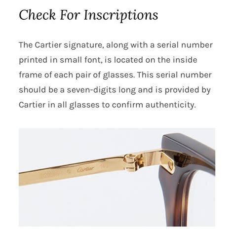 mens replica cartier sunglasses|cartier sunglasses serial number check.